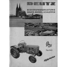 Deutz D25.2 Operators Manual